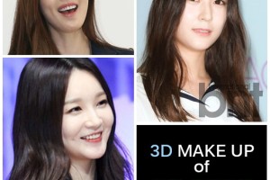学人气女星姜珉耿Krystal打造3D立体美妆