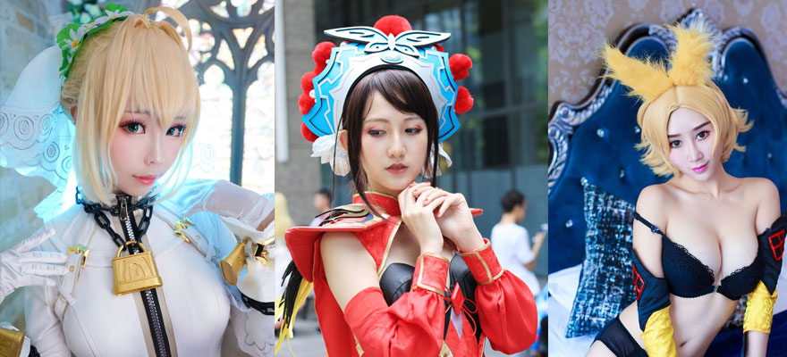 王者荣耀虞姬 妲己 COSPLAY美图