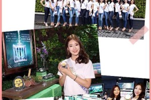 2015韩国小姐决赛选手访问自然共和国明洞世界店